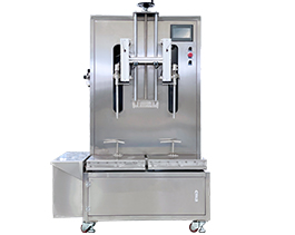 新上市雙頭稱重灌裝機運行視頻，工廠實拍！